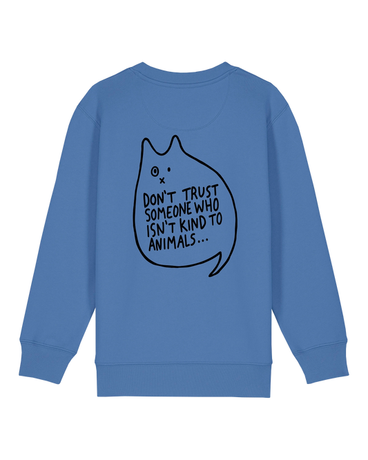 SWEATER Cat - Bright Blue