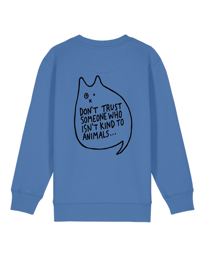 SWEATER Cat - Bright Blue