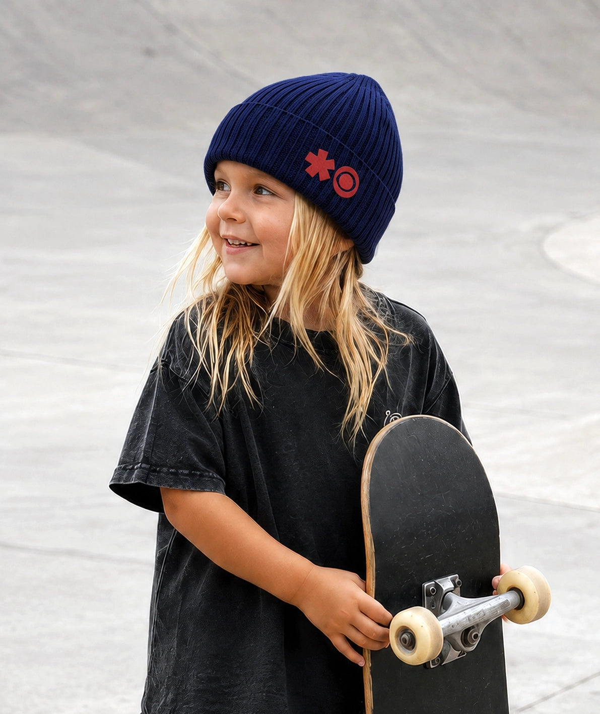 BEANIE Oxford Navy