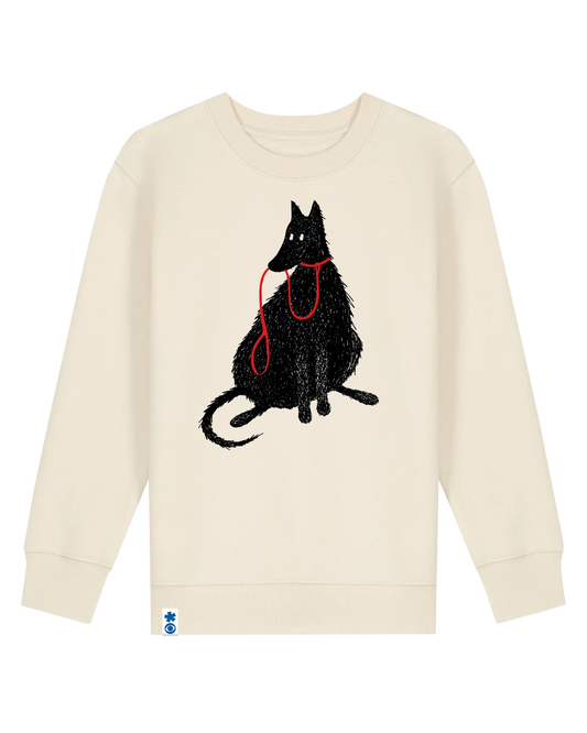SWEATER Black dog